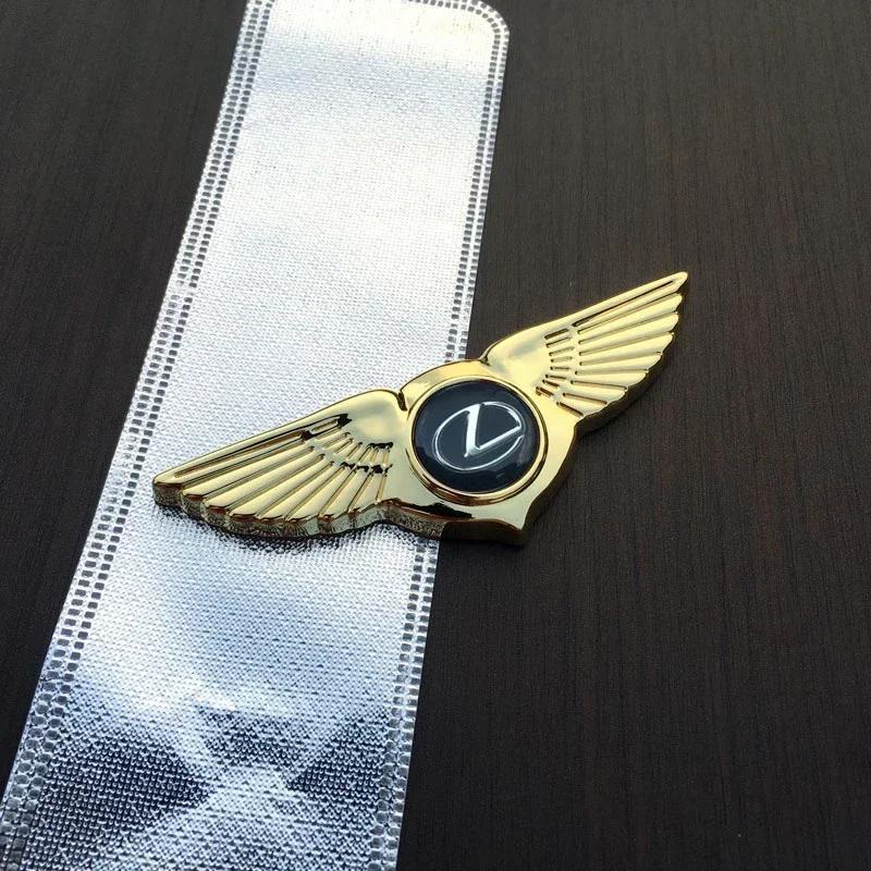 Legierung Auto Frontklappe Kühlergrill Flügelform Emblem Seitenfenster Hinten Kofferraumdeckel Aufkleber Umbau Zubehör