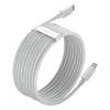 Baseus Simple Wisdom Lightning/USB-C Dual Pack 20W Fast Charging Cable 1.5m - White