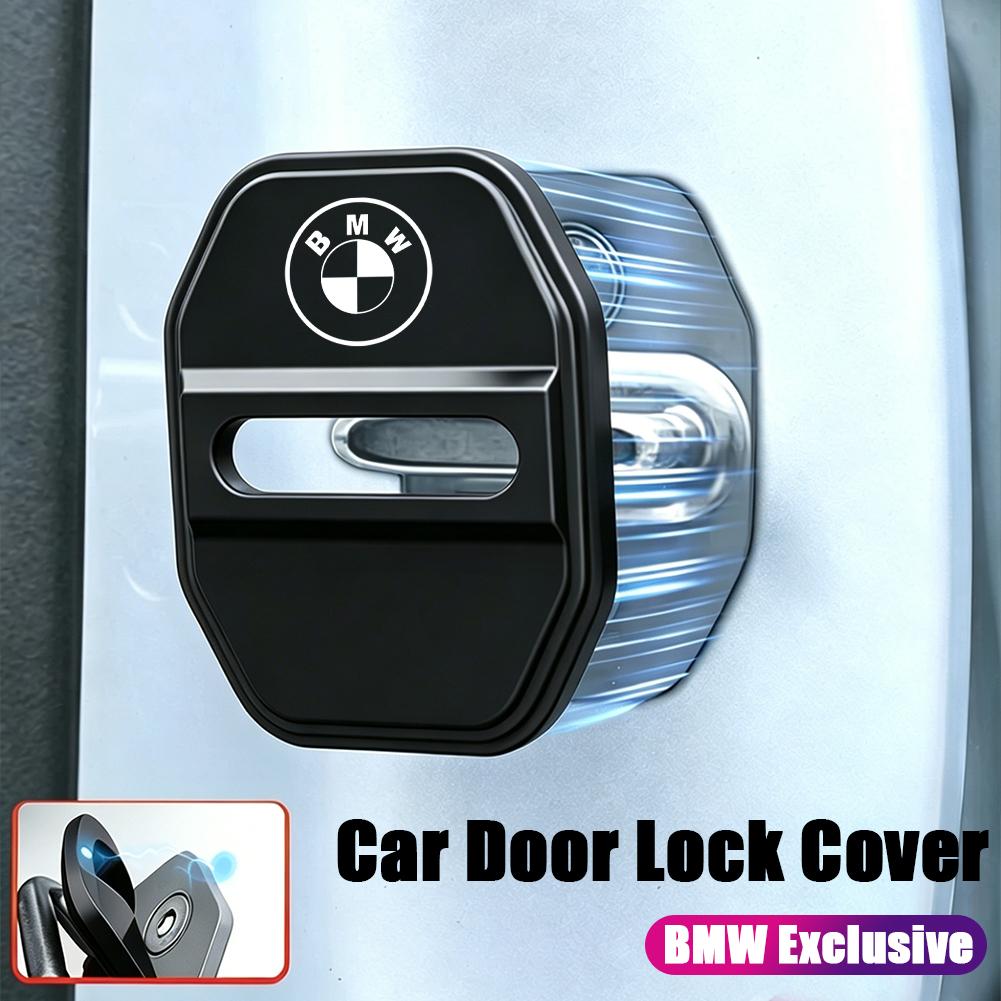 4PCS Self-adhesive Car Decorative Accessories Car Door Lock Anti Rust Sleeve For BMW G80 G06 G07 G42 G14 G15 G16 F82 F20 F21 F83
