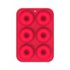 1pc 6-Cavity Silicone Donut Mold, Oven-Safe Silicone Round Donut Mold, Food-Grade Donut Baking Pans for Birthday Holiday Treats