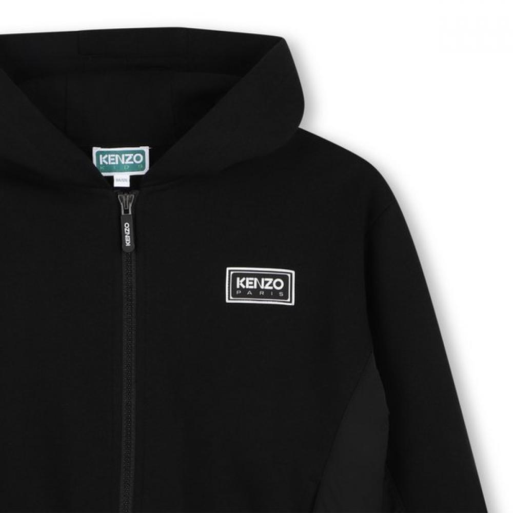 Kenzo Kids Essential Logo Hoodie Zip Jacket Z266afl812