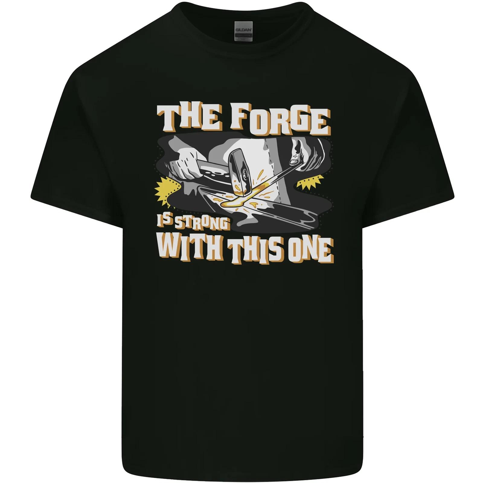 The Forge is Strong With This One Blacksmith Kids T-Shirt Childrens M