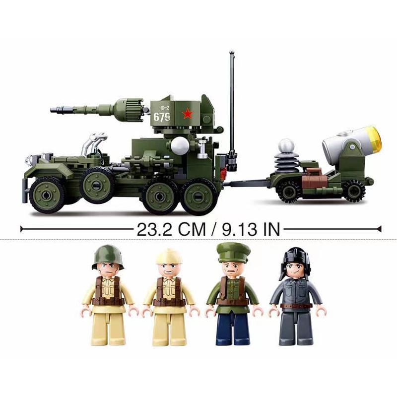 SLUBAN WW II Esercito USA Higgins Landing Craft Nave da Guerra Blocchi da Costruzione Barca Armata Marina Seconda Guerra Mondiale Moc Bricks Modello Classico Giocattolo