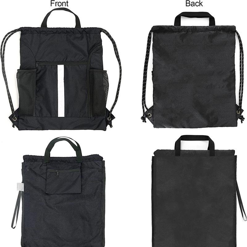 Outdoor-Sport-Rucksack, leicht, faltbar, mit Kordelzug, Sporttasche, Basketball, Fußball, Trainingstasche, Reisetasche