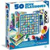 Clementoni 50 Jeux Classiques Board Games Set Blue