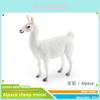 Farm Animal Pvc Model Set With Sheep Alpaca Ram Goat Static Decor For Kids Playroom