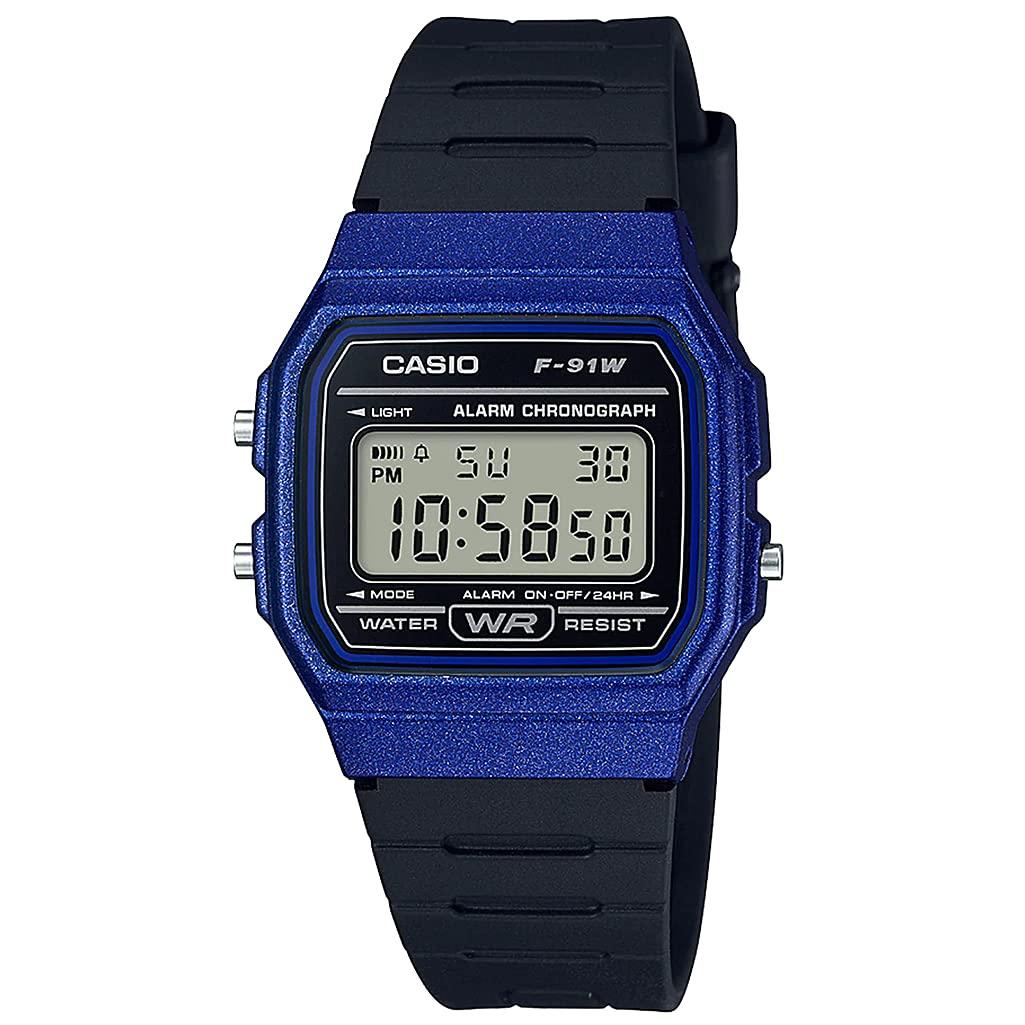 CASIO Watch Casio Chipukashi Digital Display Rectangular Calendar Everyday Life Waterproof F-91WM...