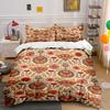 Floral Medallions and Leaves. Bedding Sets Duvet Cover Sets Duvet Covers Pillowcases(1* Duvet Cover 2* Pillowcases Without Duvet Insert)