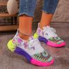 Fashion 2025 Fall New High Quality Mesh Breathable Women Sneakers Fashion Lace Up Ladies Casual Shoes Round Toe Walking Tennis Shoes