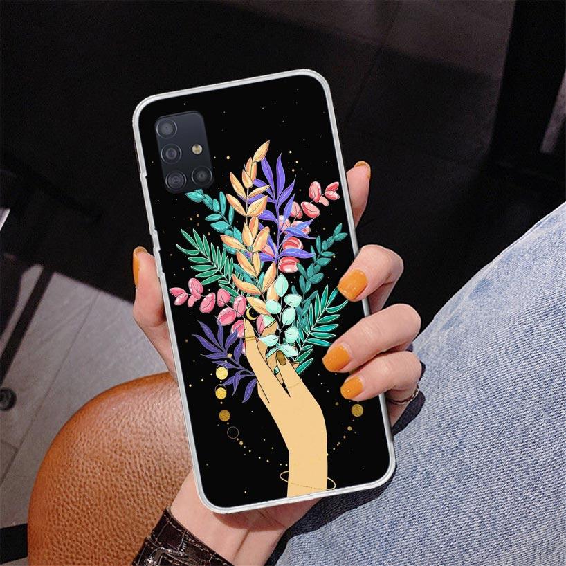 Moon Mystery Totem Witche Phone Case For Samsung Galaxy A52 A32 A22 A12 A51 A31 A50S A30S A20S A10S Note 20 Ultra 10 Plus S10 A7