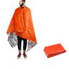 Notfall Thermoponcho Decke Leicht Faltbar Wasserabweisend Winddicht Sonnenschutz Wiederverwendbar Erste Hilfe Campingmatte Unterlage Überzug