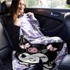 1pc. Cute Kuromi Cat Patterned Blanket - Perfect for Home, Office, Outdoor Use, Gift Idea, Suitable for Al