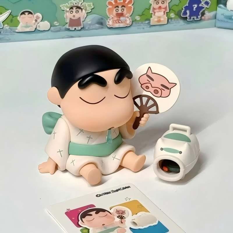 Original Crayon Shin-Chan Blind Box Cartoon Anime Crayon Shin Chan Figure Doll Toy Children's To