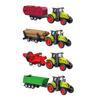 Farm Tractor Truck Toy Play Vehicle Engineer Car Friction Powered Push and Go for Children Ages