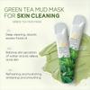 5g Green Tea Facial Mask Mud, Mild and Clean, Oil Control, Moisturizing and Firming Mud Facial Mask