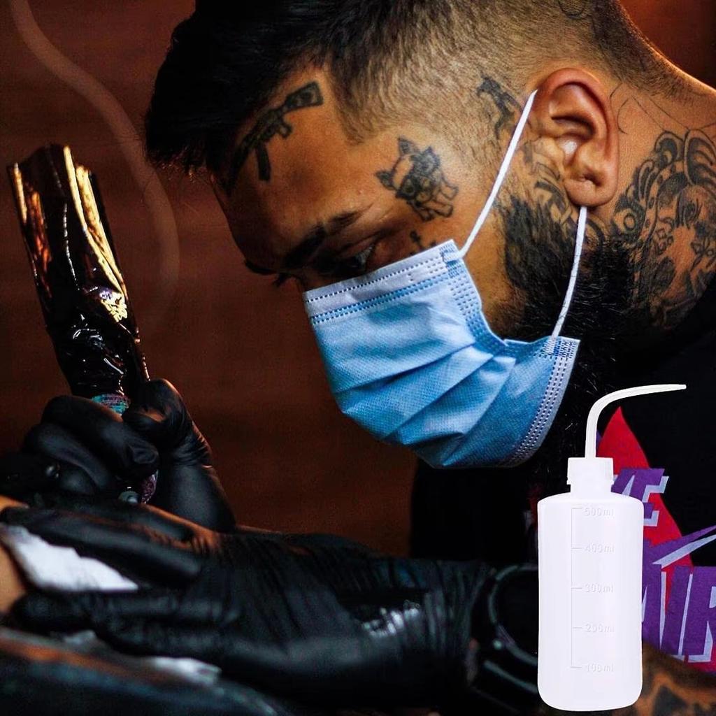 250/500ml Tattoo Spray Bottle High-quality Professional Plastic Tattoo Spray Bottle Black White Tattoo Accessories Tattoo Bottle