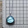 High-Quality Elongated Stone Simple And Fashionable Water Drop Pendant Necklace Popular Jewelry Natural Stone Crystal Jewelry