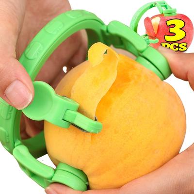 Éplucheur Spiraleur à Fruits Légumes Manuel Rotatif Acier Inoxydable Outil d'Épluchage Aiguisé pour Pomme Poire Gadget d'Épluchage de Peau