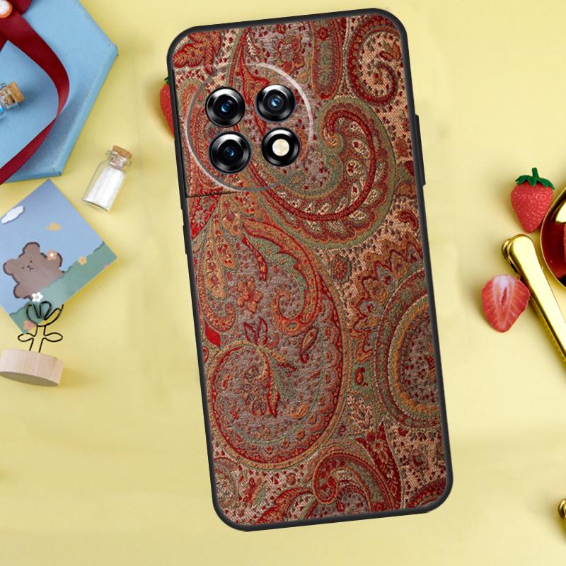 

Paisley Pattern Case For OnePlus 12R 10R 13R 13T 15 13 12 11 10 9 10T 8T Nord CE 5 2 3 4 Lite N20 N30 Cover OnePlus Nord CE2Lite