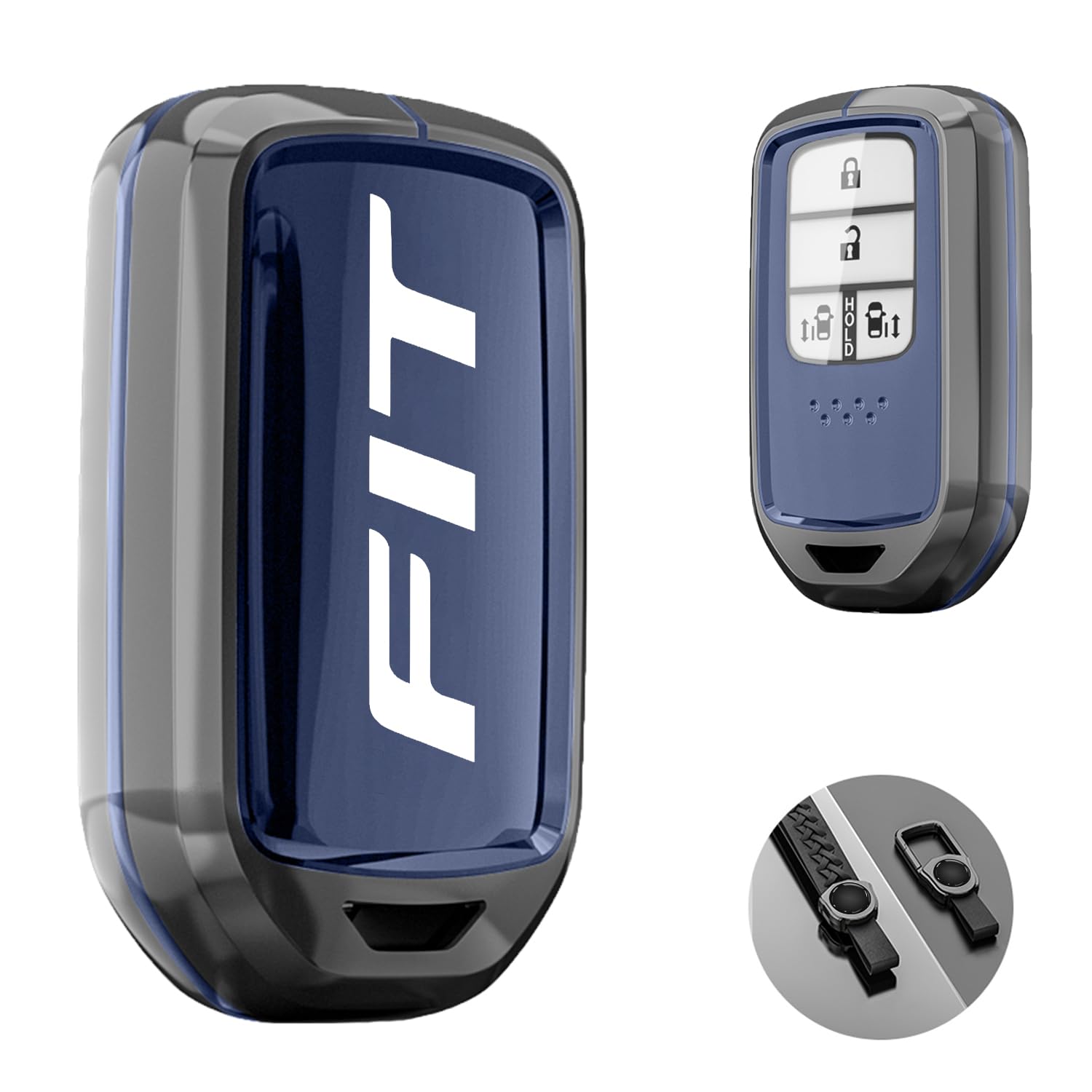 ZUISHENG Car Key Case, Suitable for Fit Fit Card Key Cover, Car Key Holder, Fit Fit A