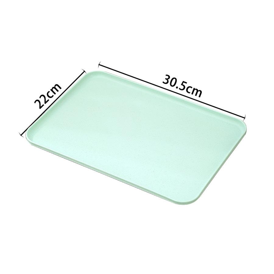 Thickened New Color Large Tray Creative Kindergarten Restaurant Tea Snack Tray Fruit Tray Fast Food Serving Tray