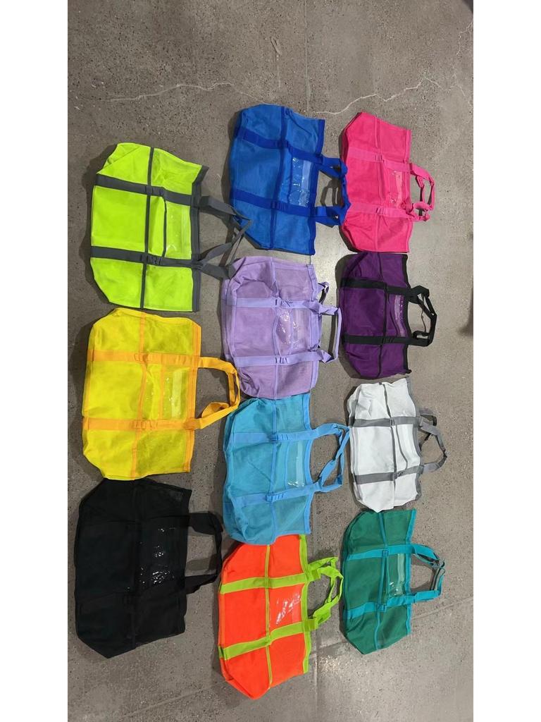 Popular Beach Mesh Bag - Large Capacity Toiletry and Toy Storage Bag