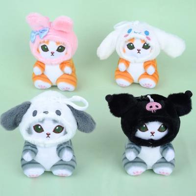 Japonský Roztomilý Kreslený Drak Sanrio S Roztomilou Kočičí Panenkou Plyšová Hračka Taška Závěsná Dívčí Srdce Dárek