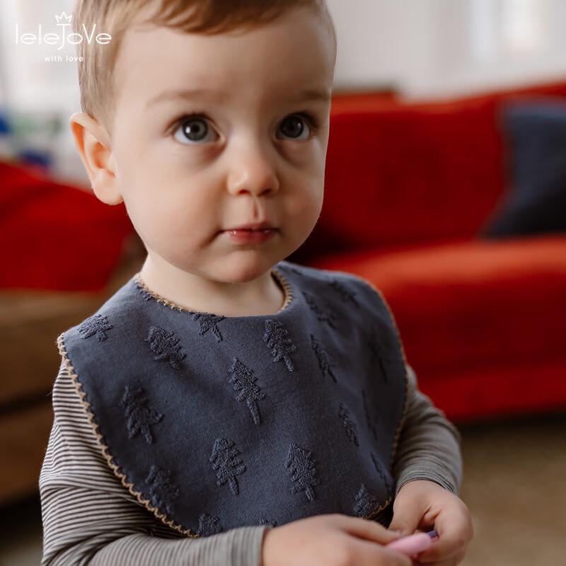 LELE JOVE Baby Lätzchen aus saugfähigem Jaquard