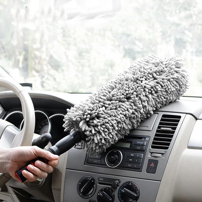 Car Exterior Duster Telescopic Auto Dirt Cleaner Car Wet And Dry Cleaning Duster Retractable Car Dust Removal Sweepers