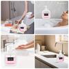 Segbeauty Foaming Shampoo Set of Square with Large Easy Suitable for Laundry Dish Dispenser, 2, 500ml, Shape, Stickers. Capacity, Leak-Proof,
