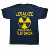 2026 Neues Lustiges Lizenzieren von Freizeits Plutonium Grafikdruck T-Shirt Kurzarm Streetwear Herren und Damen T-Shirt Herren Oberteil