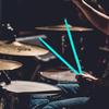 1 Pair 5A Luminous Drum Stick Jazz Drum Mallets Stage Colorful Nylon Luminous Drumsticks Beginner Drummers Gift