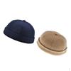 2Pack Casual Adjust Docker Hat Sailor Cap Mechanic Biker Skullcap Beanie