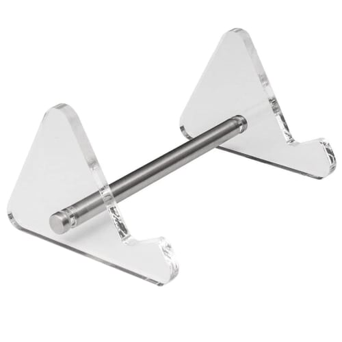 Office Keyboard Holder | Desk Keyboard Stand with Manual Installation, Acrylic Tilt Holder for Men and Women | Clear Acrylic Keyboard Display Easel fo