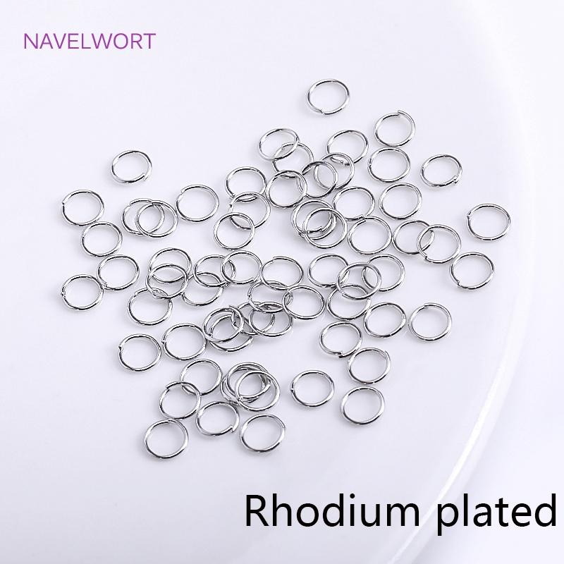 

18K Gold Plated Brass Open Jump Rings Split Rings Connecting Ring Accessories For Jewelry DIY Jewelry Material Wholesale 0.4mmx3mm-200pcs