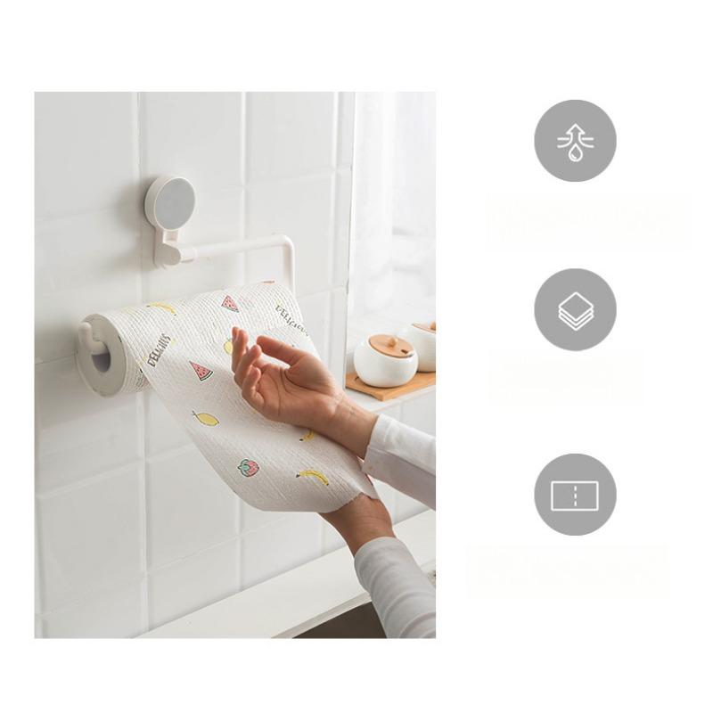 165PCS Disposable Kitchen Paper Towels, Washable, Dry and Wet Dual-use, Oil Resistant, Household Cleaning Oil-free Cloth, Kitchen Paper Towels