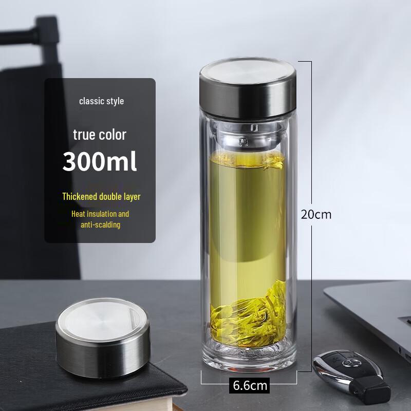 

Snack Double-Layer Glass Cup