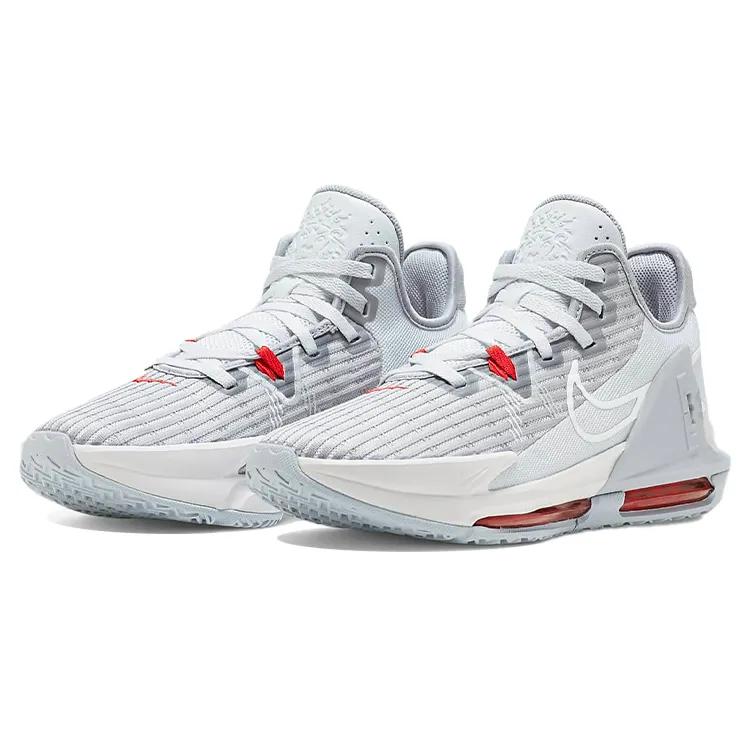 Nike LeBron Witness 6 EP 'Pure Platinum' (Unisex) Pure Platinum / University Red / White / Wolf Grey Basketball Shoes DC8994 003