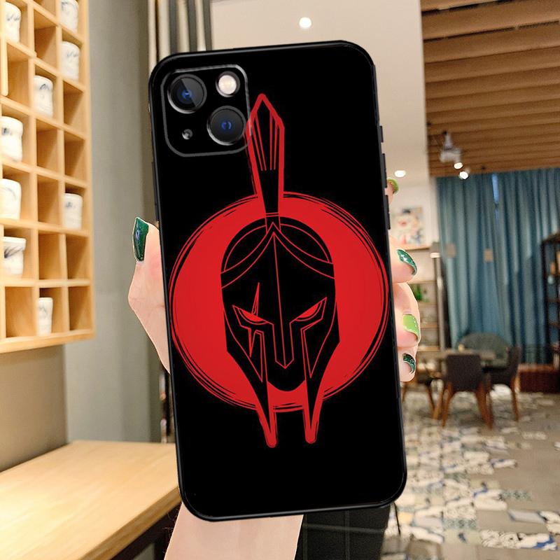 Spartan Phone Case For iPhone 16 17 Pro Max 15 14 13 11 12 Pro Max Mini 15 16 Plus 16e 17 Air Cover