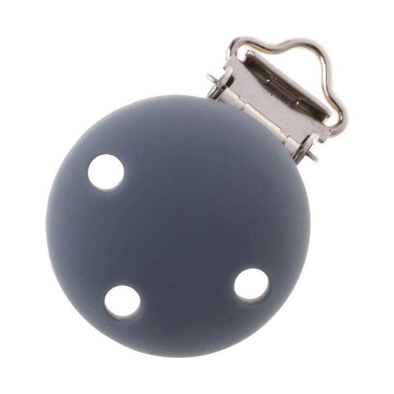 Bebisnapphållare Silikon Nappbitare Napphållare Salivhandduk Klämmor Leksaker Spänne