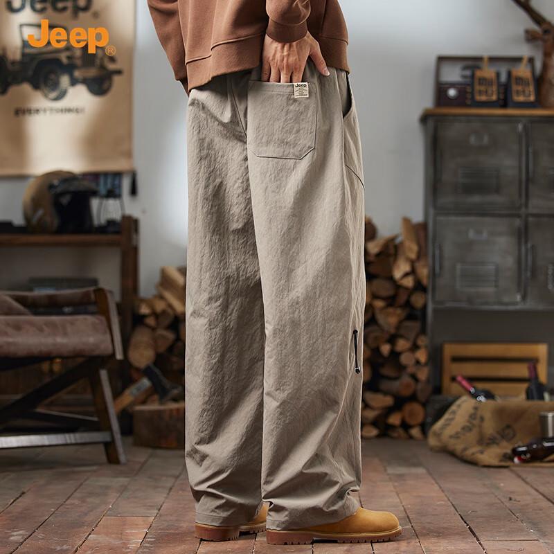 

JEEP Men s Loose-Fit Multi-Pocket Cargo Pants 3XL