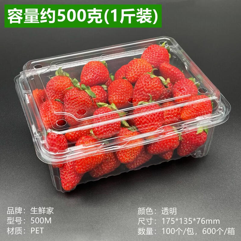 Chixing Disposable Clear Plastic Fruit Packaging Container with Lid