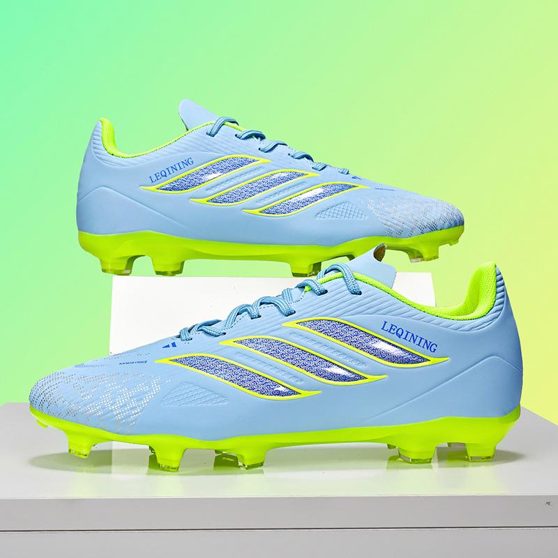 Unisex AG Long Spike Soccer Shoes - Ideal for Teens & Students In Training and Competition