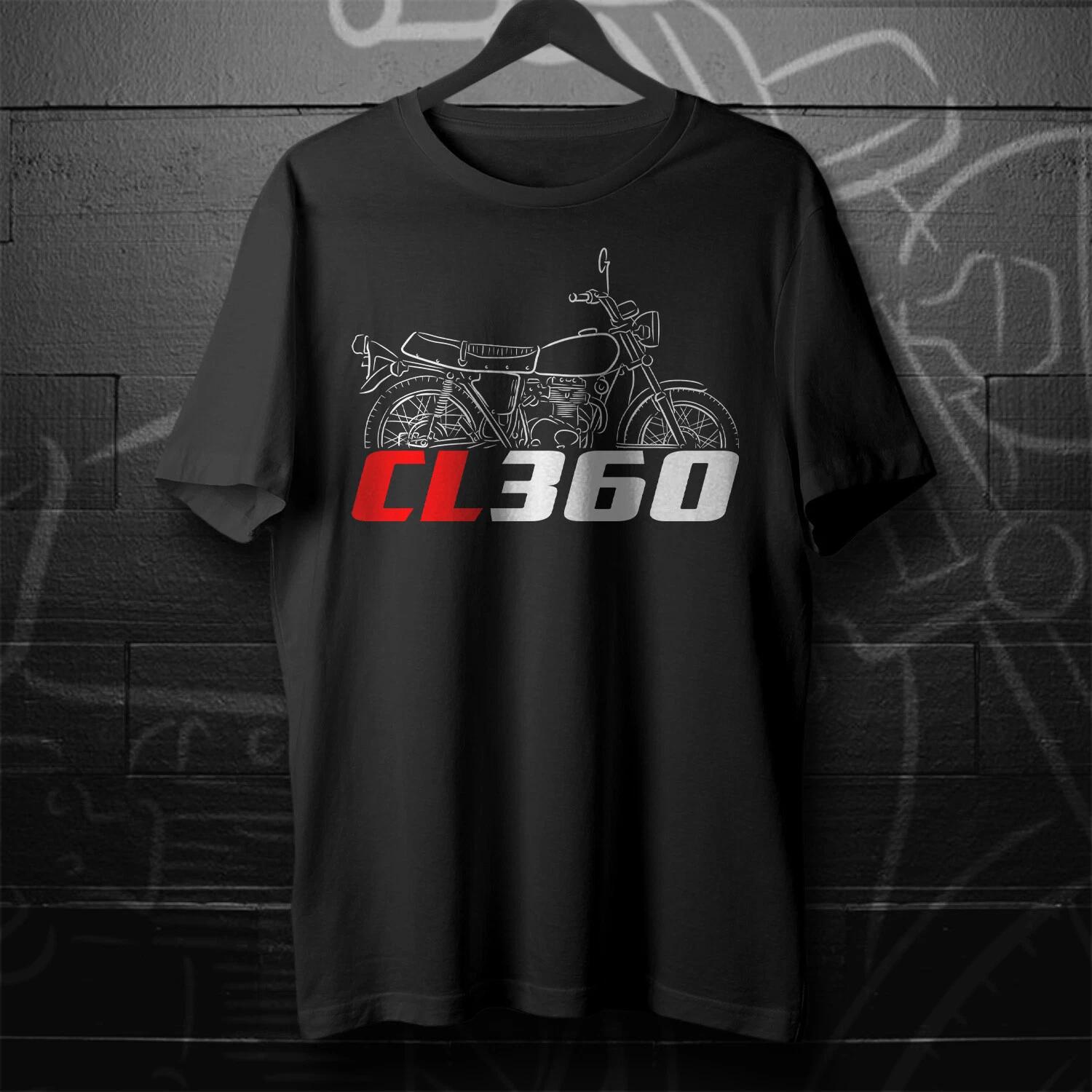 Honda CL360 1974-1976 - Motorcycle T shirt for Riders 4XL
