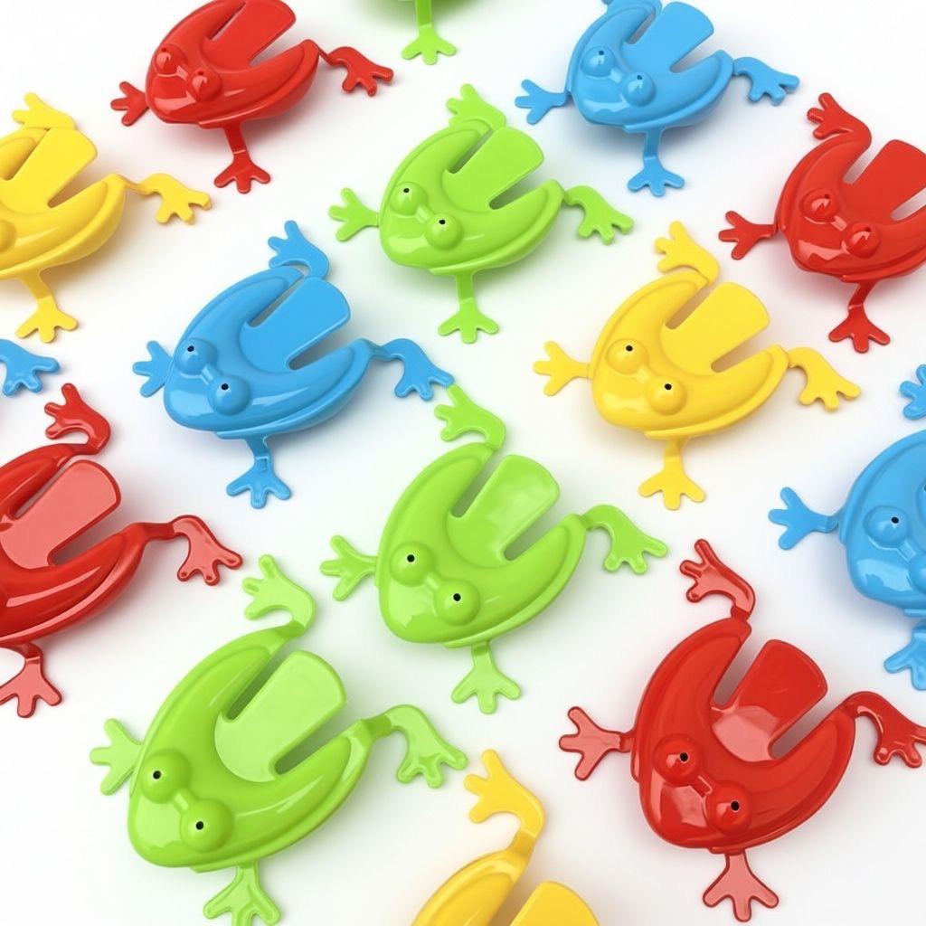 Retro Jumping Frog Toy: Nostalgic 80s-90s Parent-Child Educational Fun