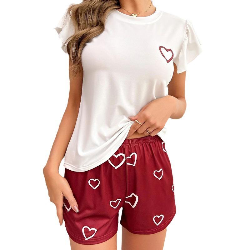 Pajama Suit for Women Woman Pyjamas Set Sexy Women Summer Nightgown Set Women's Home Suit Shorts Pajamas Sleepwear Pants Ladies