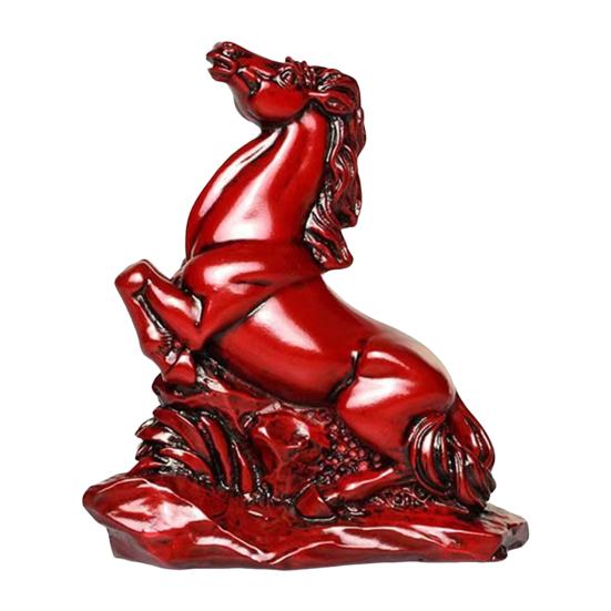 

Статуетка коня Фен-шуй 2026 Рік Коня Дерев яна фігурка для процвітання, успіху, позитивної енергії, декор для робочого столу, багатство, удача, зодіакальна прикраса A