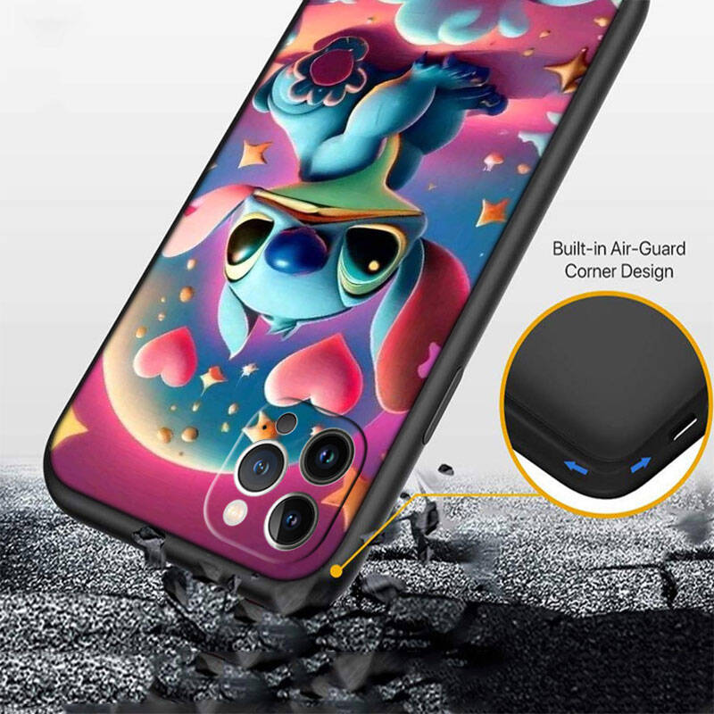 MH84 Lilo Stitch Phone Shell Case for iPhone 7 8 11 12 13 14 15 16 17 16E XS Pro Max XR X SE Air