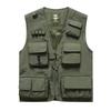 Vest tooling multi-pocket men's thin team outdoor vest breathable sports vest vest can be printed LOGO
