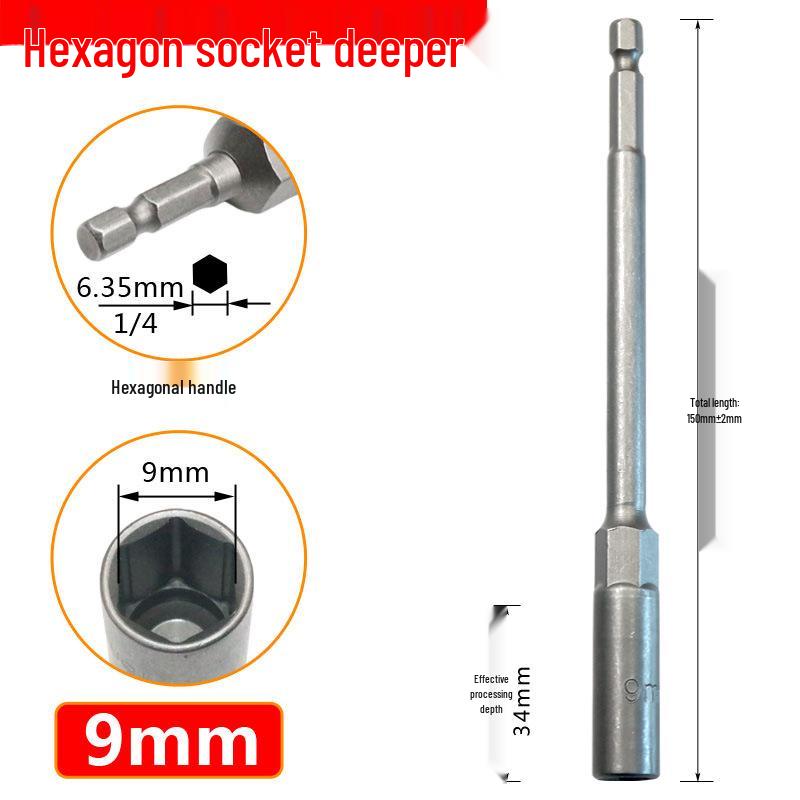 Chiave per Dadi Esagonali Profondi per Trapano Elettrico 5.5mm